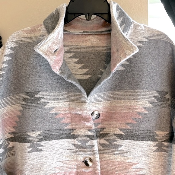 🌵Aztec/Tribal Pattern Western Jacket - Timeless Vintage Long Sleeve Jacket - Picture 11 of 13
